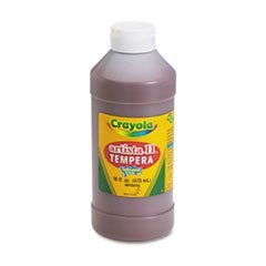 Artista II Washable Tempera Paint, Brown, 16 oz