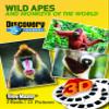 Wild Apes and Monkeys of The World - Discovery Channel - Classic ViewMaster - 3 Reels on Card - New view 1