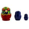 BestPysanky Set of 3 Miniature Flowers Nesting Dolls 2 Inches view 2