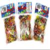 Rainbow Loom Mega Lot! 1800 ct Mixed Bands (Yellow, Green, White, Purple, Turquoise, Red, Black) - Elastic Bands view 1