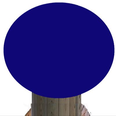 Playezze Felt Poker Table Cover for 36, 48, 60, or 72 Round Table Made to Order in USA (Blue) 36 inch Round