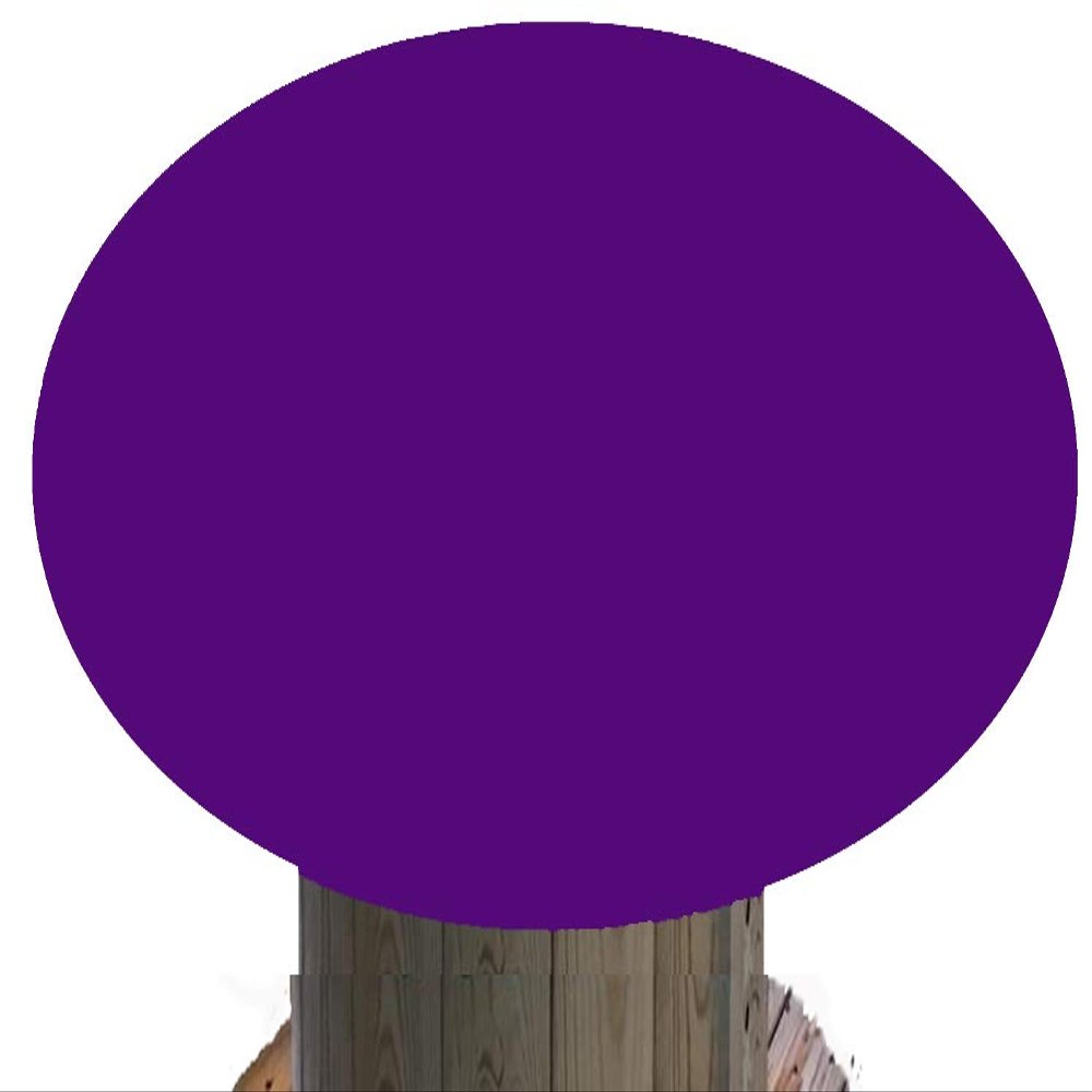 Playezze Felt Poker Table Cover for 36, 48, 60, or 72 Round Table Made to Order in USA (Purple) 36 inch Round