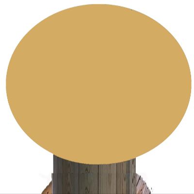Playezze Felt Poker Table Cover for 36, 48, 60, or 72 Round Table Made to Order in USA (tan) 36 inch Round