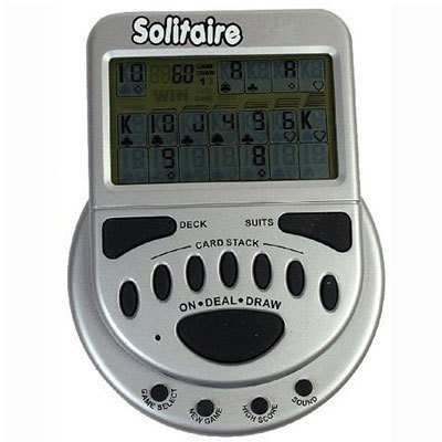 Mega Screen Solitaire Handheld Video Game