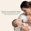 Lansinoh Anti-Colic Baby Bottles for Breastfeeding Babies, 8 Ounces, 3 Count, Includes 3 Medium Flow Nipples, Size M view 2