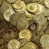 3 Bags - Toy Plastic Money Gold Coins 144 Count Bag Pirates Loot Veni Vidi Vici view 1