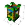 JumpOrange Safari Bounce House Inflatable for Kids and Adults (with Blower), Commercial Grade, Basketball Hoop, Birthday Party, Rental Quality, Backyard Home, Outdoor Indoor Use, Moonwalk Bouncy House view 3