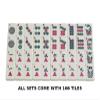 American Mah Jong Set - 166 Ivory Colored Engraved Tiles, 4 x Combo Rack/Pushers - Black Aluminum Case view 4