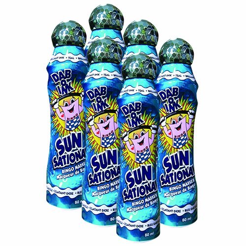 Sunsational Six Pack 3oz Teal Bingo Dauber
