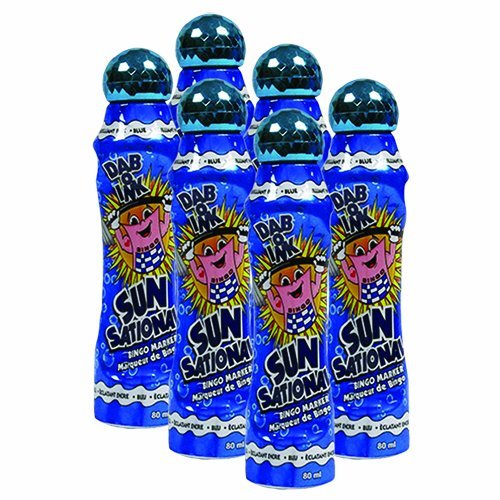 Six Pack 3oz Sunsational Blue Bingo Dauber