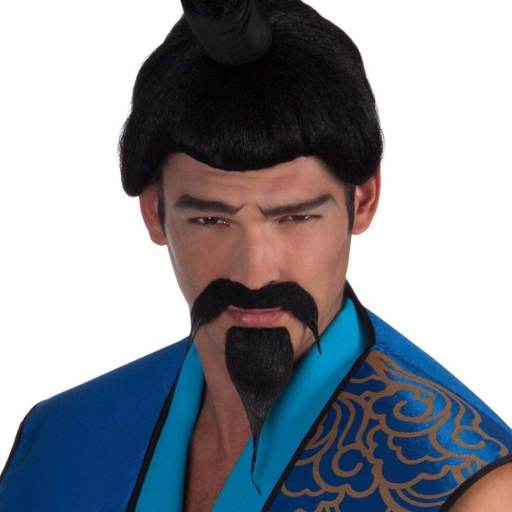 Boland 01800 Samurai Moustache and Beard One Size Black