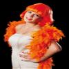 Boland - Feather boa, approx. 180 cm, accessory, showgirl costume, carnival, theme party view 2
