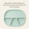 NUK Silicone Baby Suction Bowls, Suction Feature Helps Reduce Spills, Microwave & Dishwasher Safe, BPA-Free, Pack of 2 view 2