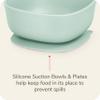 NUK Silicone Baby Suction Bowls, Suction Feature Helps Reduce Spills, Microwave & Dishwasher Safe, BPA-Free, Pack of 2 view 3
