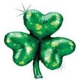 33" St Patrick's Day Holographic Shamrock