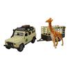 Kids Globe Van Manen Traffic Die Cast 'Landrover Defender' (Pull Back, Giraffe Pendant) - 521723 view 1