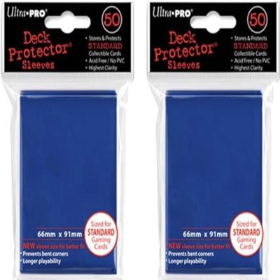 (100x) Ultra PRO Blue Deck Protectors Sleeves Standard MTG Colors