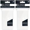 (100x) Ultra PRO White Deck Protectors Sleeves Standard MTG Colors view 1