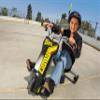 Razor Power Rider 360 9 MPH Drifting Trike Ride-On Electric Powered Tricycle, Black, Yellow view 3
