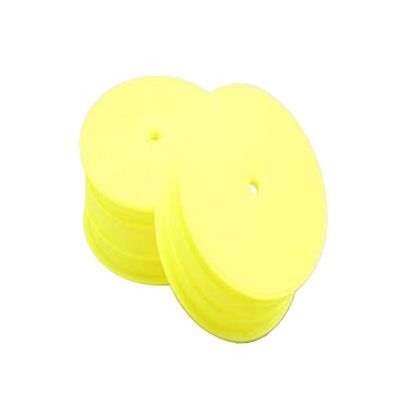 Yokomo 1/10 4wd Buggy Front Wheel w/12mm Hex (2) (Yellow)