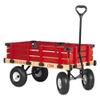 Millside Industries Classic Wood Wagon with Red Removable Wooden Racks view 1