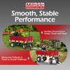 Millside Industries Classic Wood Wagon with Red Removable Wooden Racks view 2