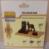 Yellow Military Army Man with Brown Dog, Guns and Gas Can 100% Compatible view 2