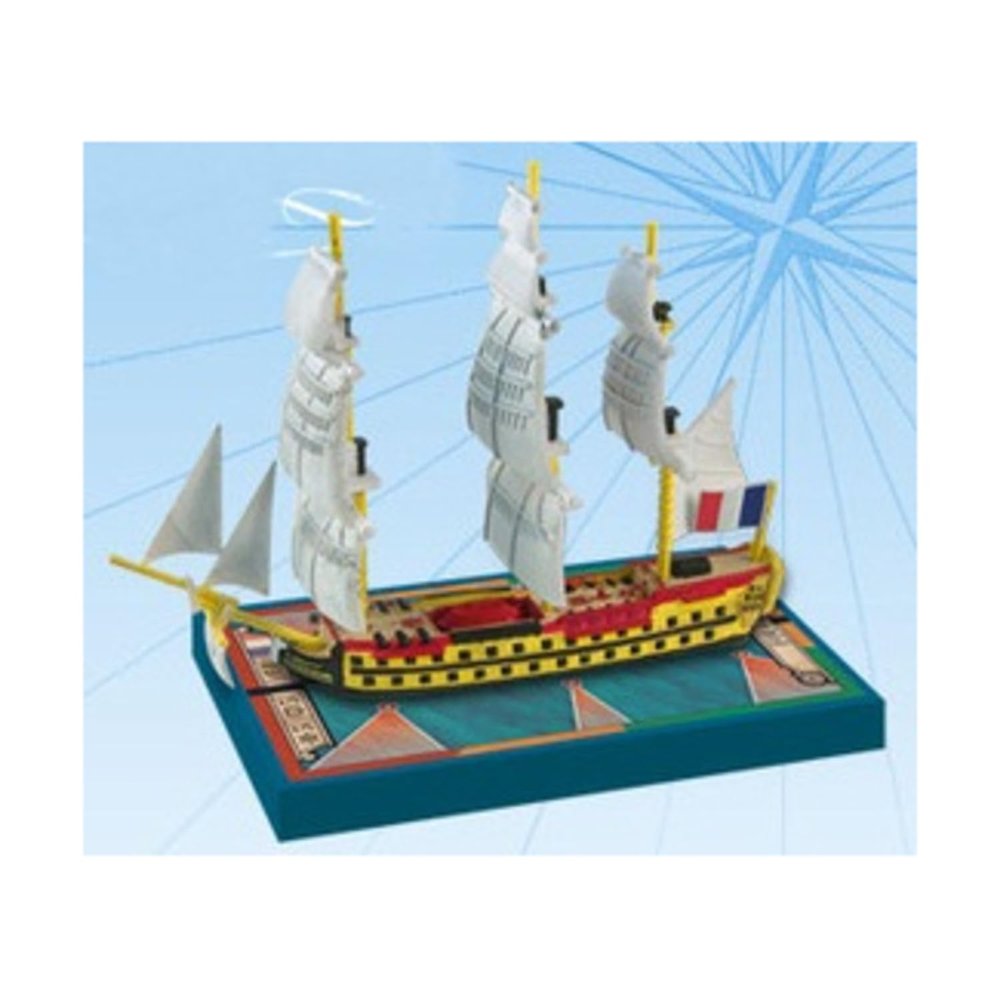 Ares Games French - Fougueux 1785, Ship of The Line (Kickstarter Edition)