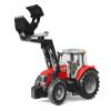 Bruder Massey Ferguson 7600 with Frontloader view 2