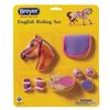 Breyer 2050 Traditional English Riding Set - Hot Colors - Horse Toy Accessory, 1:9 Scale, Pink Purple, 9.25"L x 11"H H view 1