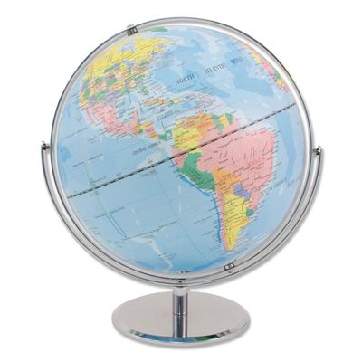 Advantus 12 Inch Desktop World Globe with Blue Oceans (30502)