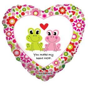 18" You Make My Heart Hop Clear View
