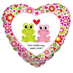 18" You Make My Heart Hop Clear View