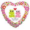18" You Make My Heart Hop Clear View view 1