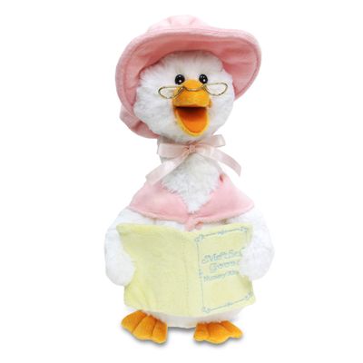 Cuddle Barn Mother Goose Animated Stuffed Animal Reads Nursery Rhymes, 14