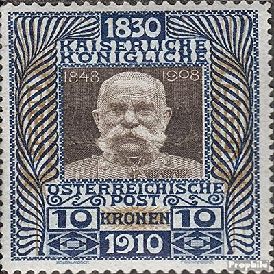 Austria 177 unmounted Mint/Never hinged ** MNH 1910 Emperor-Birthday (Stamps for Collectors)