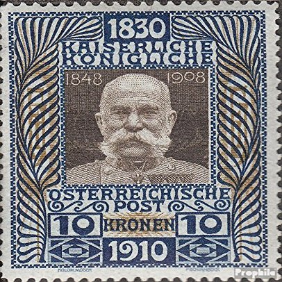 Austria 177 unmounted Mint/Never hinged ** MNH 1910 Emperor-Birthday (Stamps for Collectors)