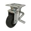TRUSCO Nylon Wheel Rubber Caster TYNRJB-100A view 1
