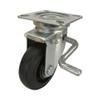 TRUSCO Nylon Wheel Rubber Caster TYNRJB-130A view 1