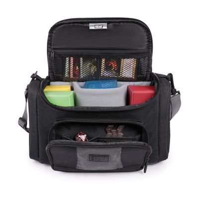 USA Gear MTG Carrying Bag - Trading Card Deck Carrying Case with Padded Customizable Interior, Compatible with MTG Deck Boxes, Booster Box, Yugioh Card Decks & More TCG Accessories (Bag Only)