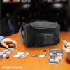 USA Gear MTG Carrying Bag - Trading Card Deck Carrying Case with Padded Customizable Interior, Compatible with MTG Deck Boxes, Booster Box, Yugioh Card Decks & More TCG Accessories (Bag Only) view 4