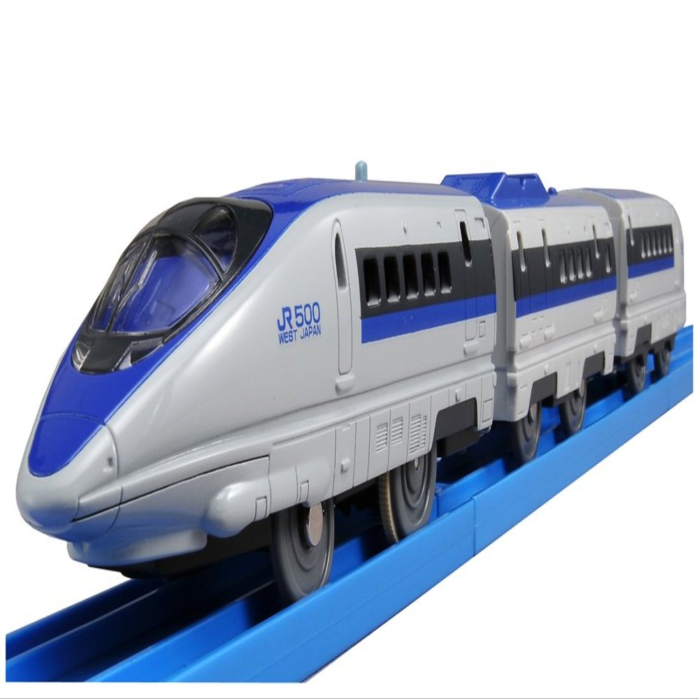 TOMY 500 Series Shinkansen with Plarail S-02 Light