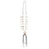 Boland 10102819 Skull Fang Necklace, Unisex, White, One Size view 1