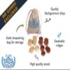 WE Games Wood Backgammon Chips with Cloth Pouch - Brown & Natural 1.5 in. Diameter view 2