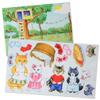 The Three Little Kittens Who Lost Their Mittens Felt Figure and Flannel Board Set view 1