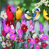 SUNSOUT INC - Songbirds and Cosmos - 500 pc Jigsaw Puzzle by Artist: William Vanderdasson - Finished Size 18" x 24" - MPN# 30448 view 3