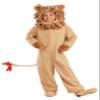 Fun Costumes Child Lion Costume, Plush Animal Jumpsuit for Kid's, Jungle Cat Outfit for Halloween, Tan view 1