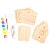 Made By Me Build & Paint Your Own Wooden Toys, DIY Wood Craft Kit, Easy to Assemble, Birdhouse view 3