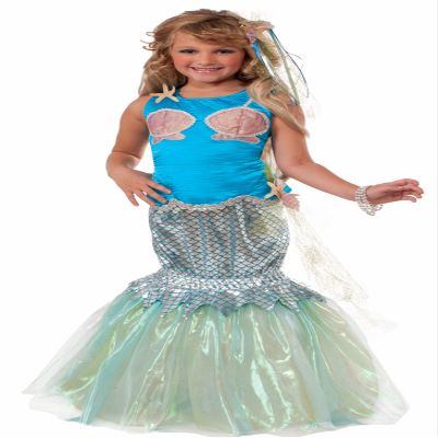 Forum Novelties Girl's Designer Collection Deluxe Mermaid Child Costume, Small