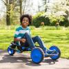 YBIKE Explorer Pedal Car - 3-Wheel Go Kart for Kids, Ride On Toys for Girls and Boys, Ages 4 & Up, Steer with Handles, Adjustable Frame & Seat, Up to 155 lbs, Blue & Black view 4